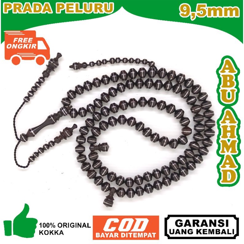 Jual TASBIH KOKKA KAOKAH PRADA MOTIF MARJAN PELURU 9 5MM Shopee Indonesia