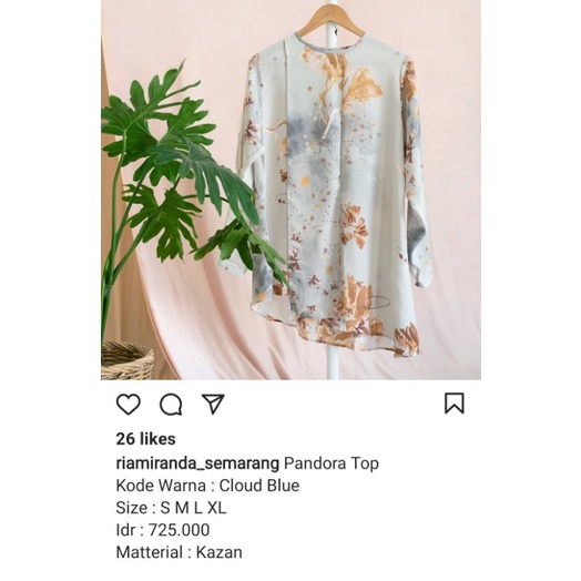 Jual Pandora Top Ria Miranda Shopee Indonesia