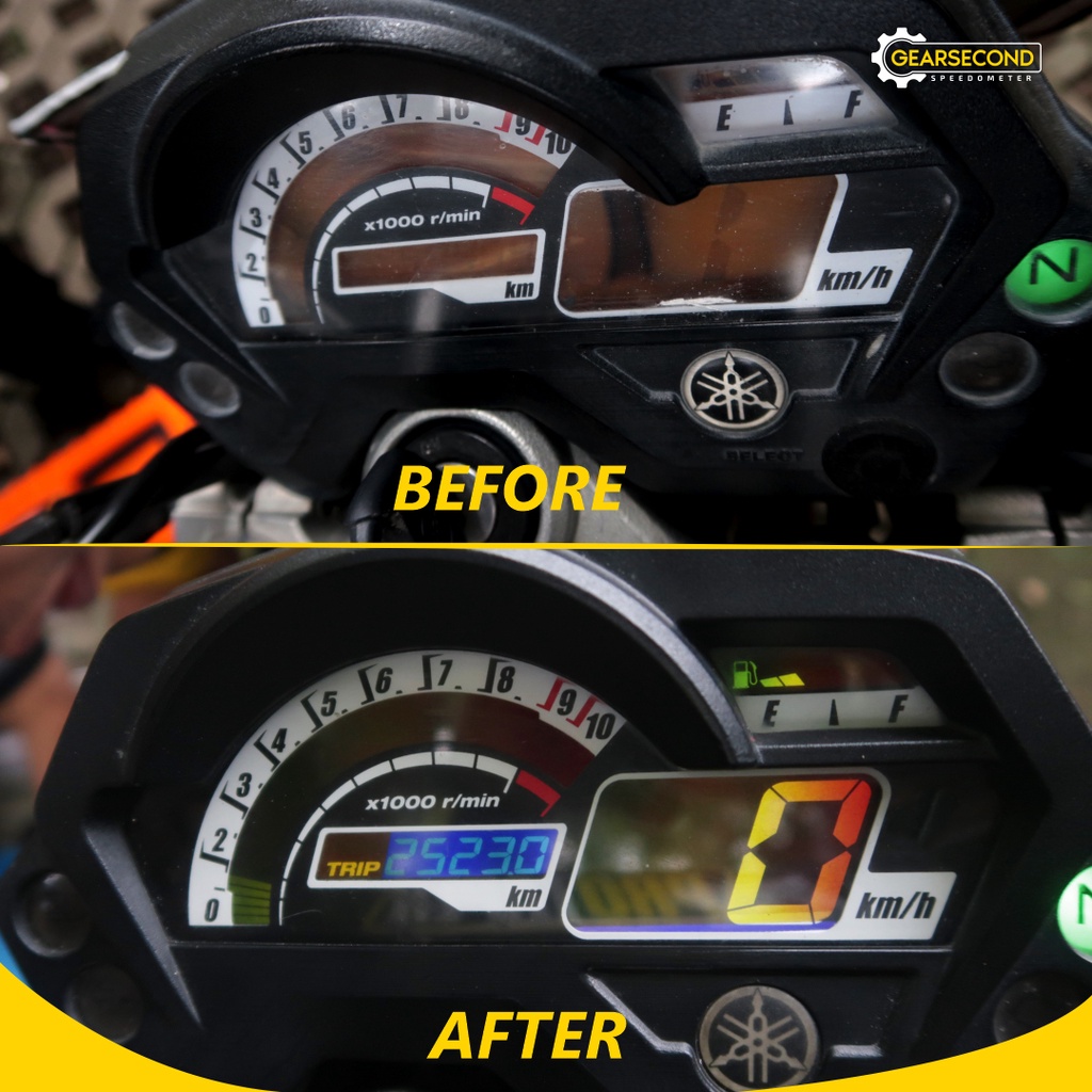 Jual Panel Speedometer Custom Yamaha Byson Gearsecond Speedometer