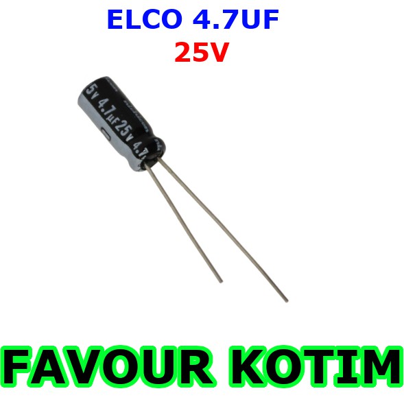 Jual Elco Elko Uf Uf V Electrolyte Capacitor Kapasitor Fvkotim