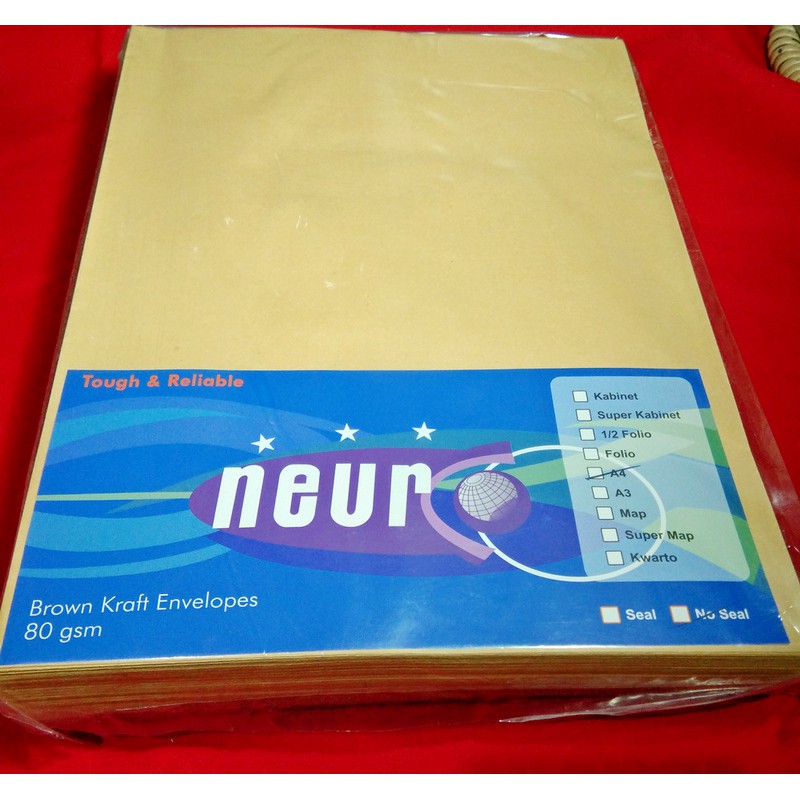 Jual Neuro Amplop Coklat A4 IRRA STORE Shopee Indonesia