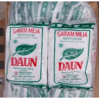 Jual Garam Bumbu Dapur Kebutuhan Memasak Merek Meja Daun Beryodium 250