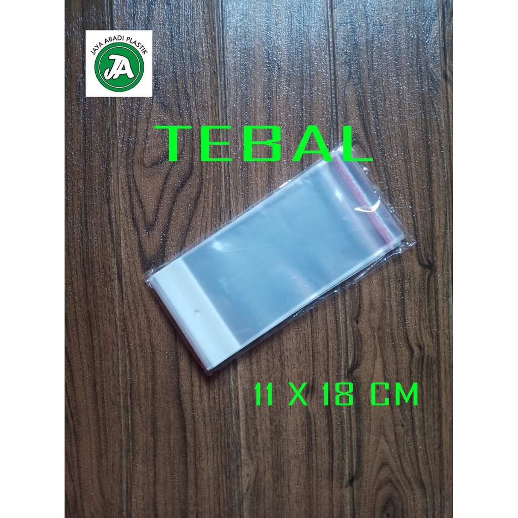 Jual 11 X 18 CM PLASTIK DISPLAY STIKER LEM PLONG 100 LBR Shopee