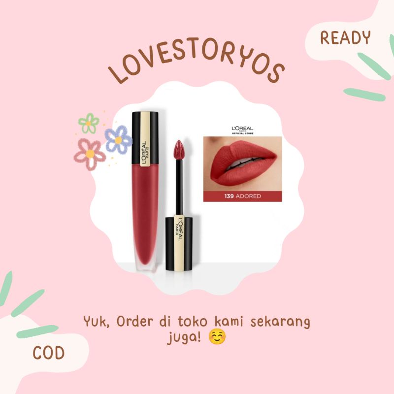 Jual L Oreal Paris Rouge Signature Liquid Matte Lipstick Tahan Lama