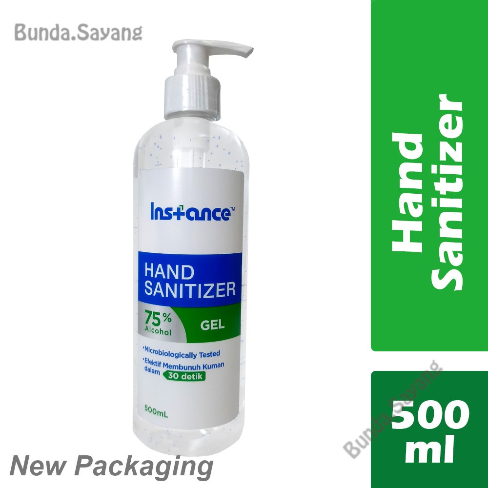 Jual Instance Hand Sanitizer Gel Alcohol 75 500ml Shopee Indonesia