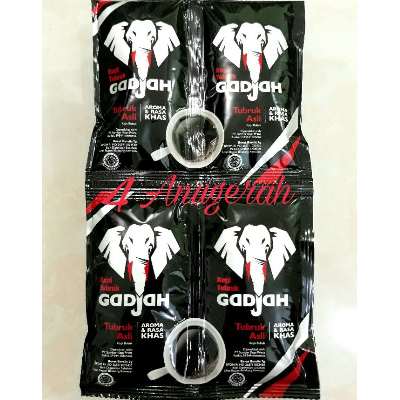 Jual Kopi Tubruk Gadjah Gr Sachet Kopi Tubruk Kopi Gajah