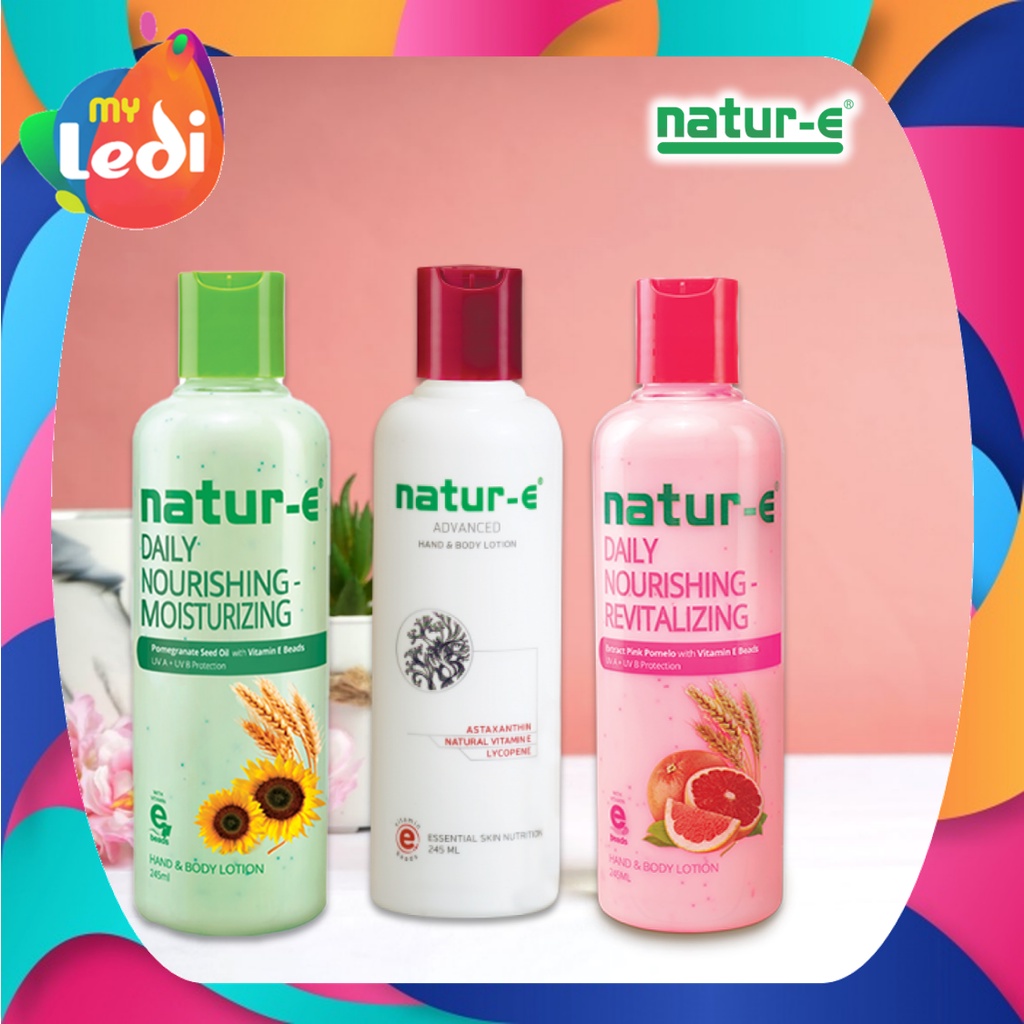 Jual Natur E Hand Body Lotion Series Isi 100ml 245ml Natur E MY