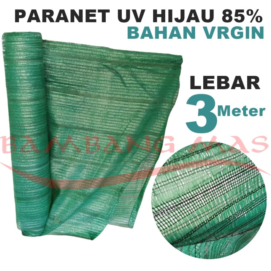 Jual Jaring Paranet Hijau Uv Panjang X Lebar Meter Rumah