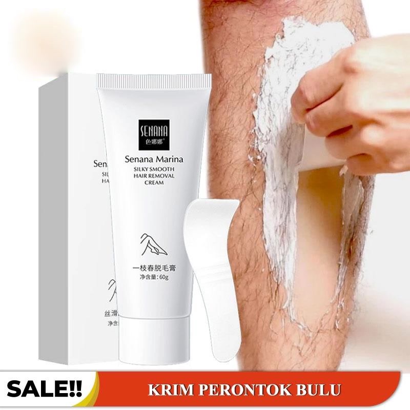 Jual Ampuh Senana Marina Hair Removal Cream Permanent Krim Penghilang