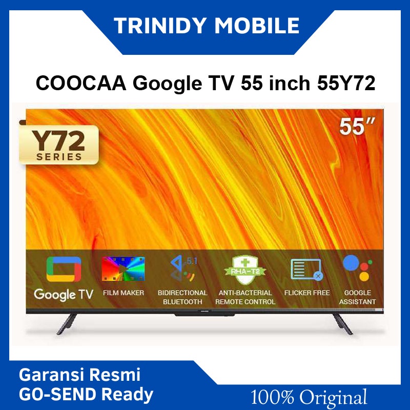 Jual Coocaa Google Tv Inch K Uhd Y Garansi Resmi Shopee Indonesia