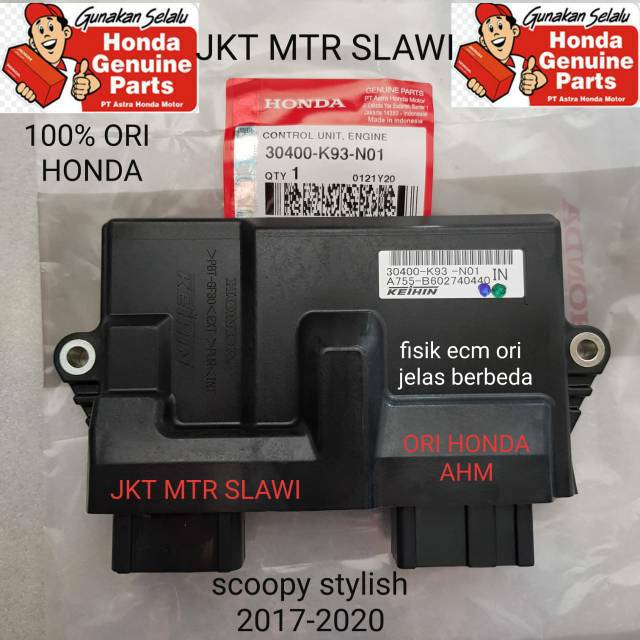 Jual Ecu Atau Ecm Scoopy New Esp Led Ori Ahm K N