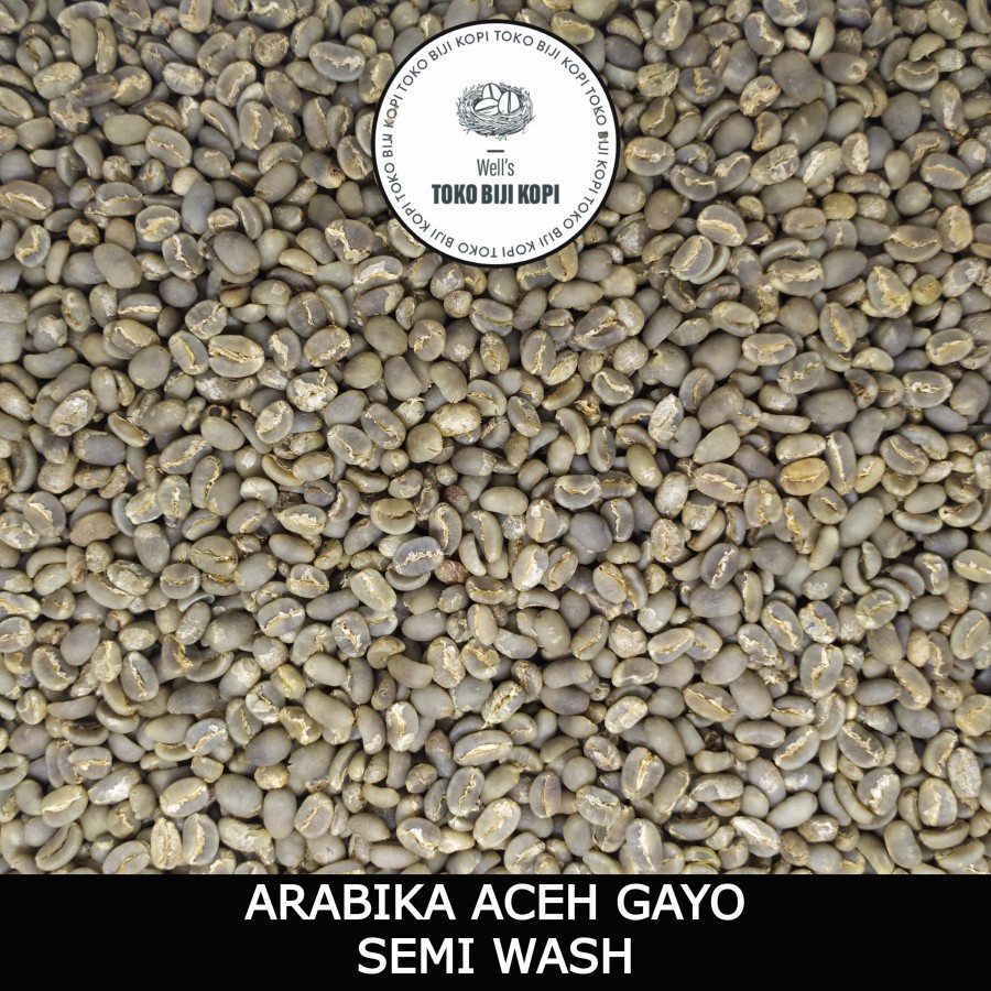 Jual GREEN BEAN BIJI KOPI ARABIKA ACEH GAYO SEMI WASH 1 KG Shopee