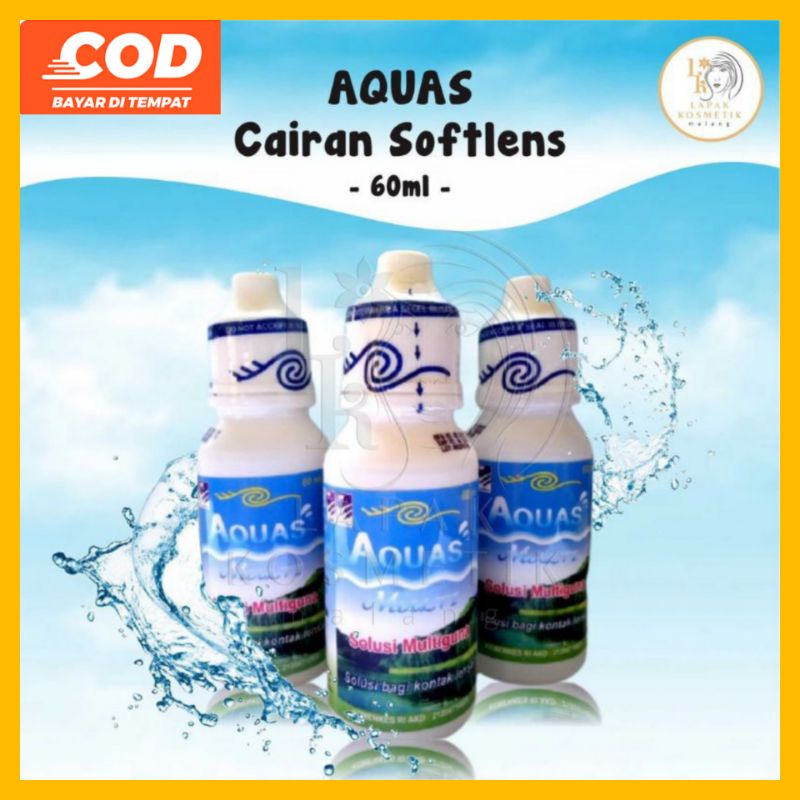 Jual Cairan Softlens Air Aquas 60 Ml Shopee Indonesia