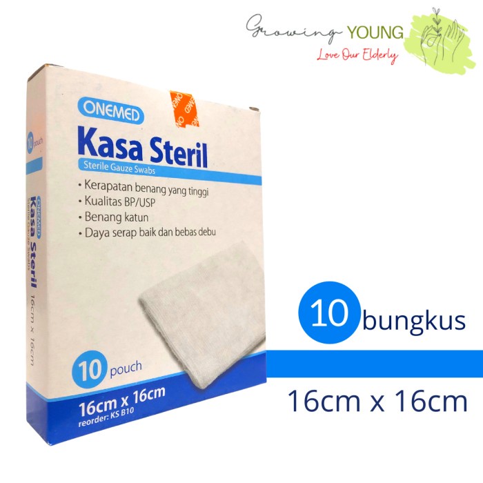 Jual P K Peralatan Kasa Steril Onemed Sterile Gauze Swab Kasa