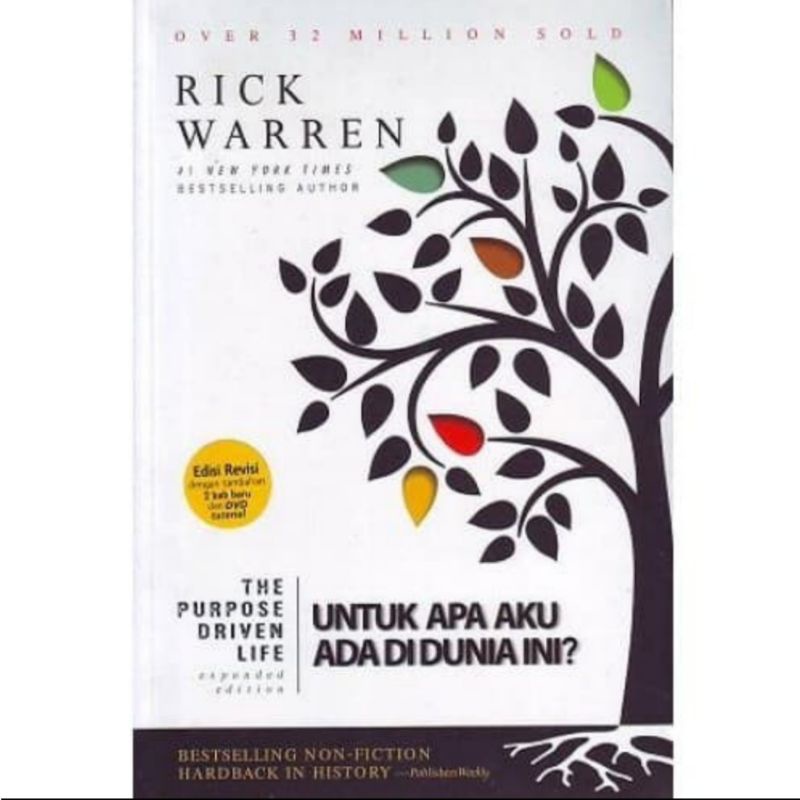 Jual Buku Best Seller The Purpose Driven Life Rick Warren Untuk Apa