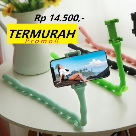 Jual Flexible Holder Cute Worm Lazypod Mobile Cell Phone Holder Phone