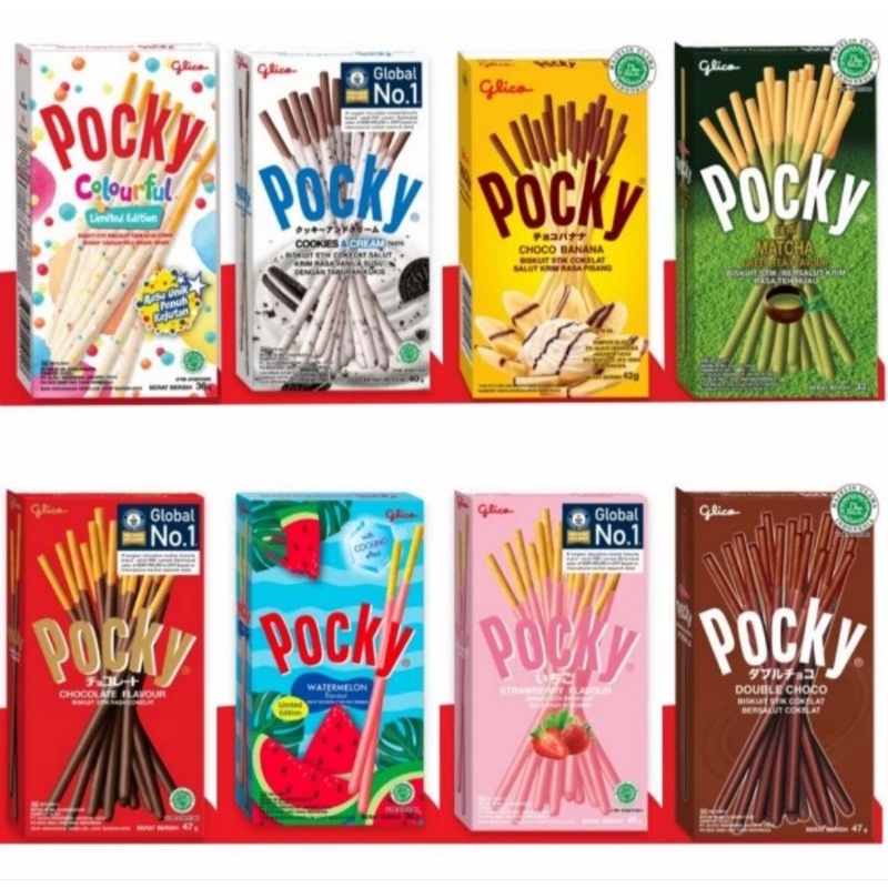 Jual Pocky Glico Biskuit Stick All Varian Shopee Indonesia