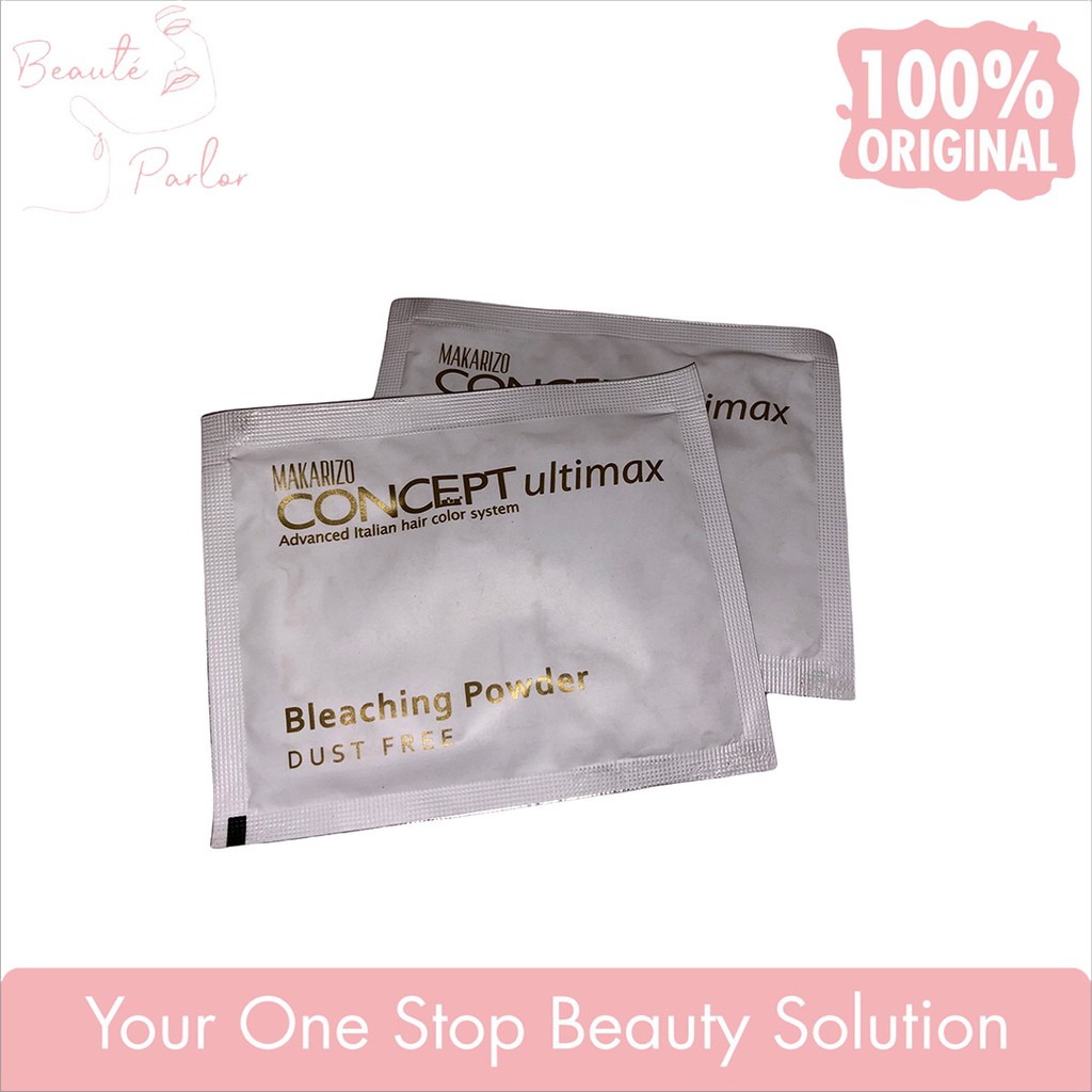 Jual Makarizo Concept Ultimax Bleaching Powder Dust Free Sachet