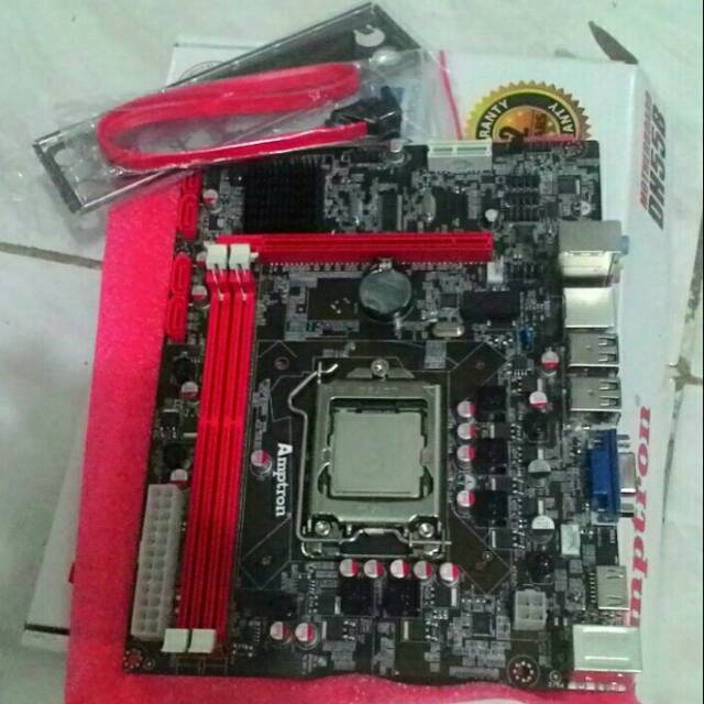 Jual Motherboard Amtron H55 DDR3 LGA 1156 Shopee Indonesia