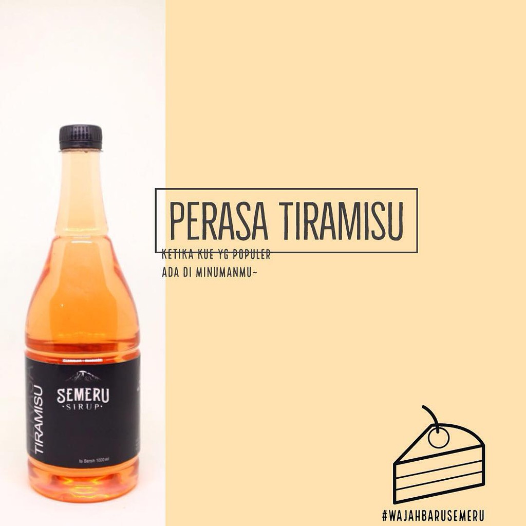 Jual Sirup Semeru Rasa Tiramisu Semeru Tiramisu Syrup Ml