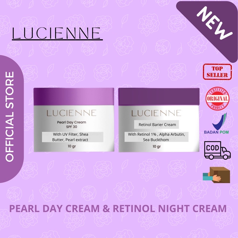 Jual LUCIENNE CREAM ALL IN ONE CREAM PEARL PERFECT GLOW MOISTURIZER