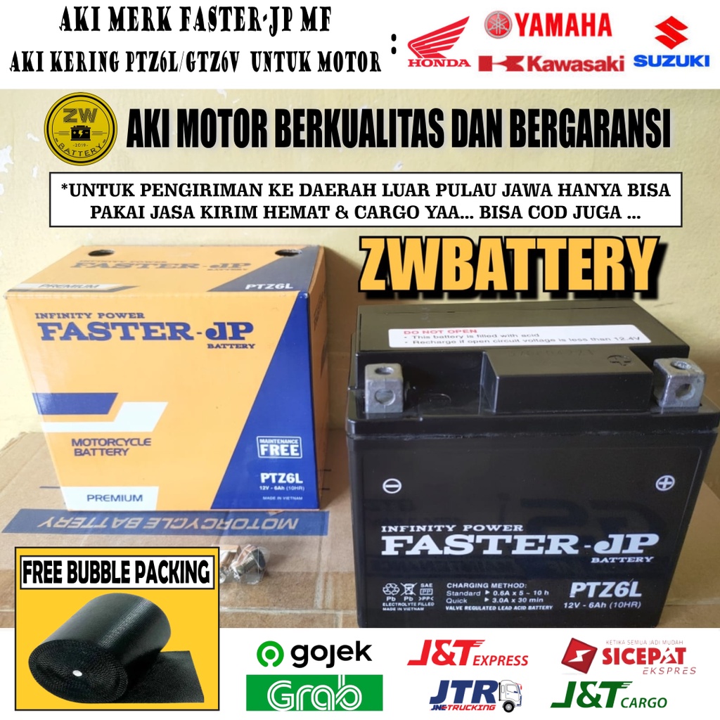 Jual Aki Motor Satria FU 150 KLX 150 NMAX Old Aerox 155 GTZ7S