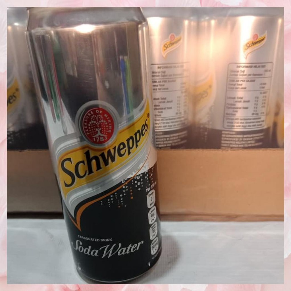 Jual Schweppes Soda Water Kaleng Ml Ml Kaleng Shopee Indonesia