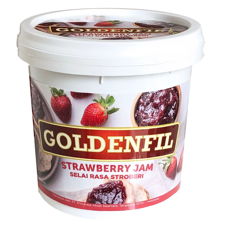 Jual Goldenfil Strawberry Jam Kg Buah Asli Selai Strawberry