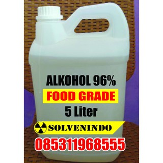 Jual Alkohol 96 Food Grade 5 Liter Shopee Indonesia