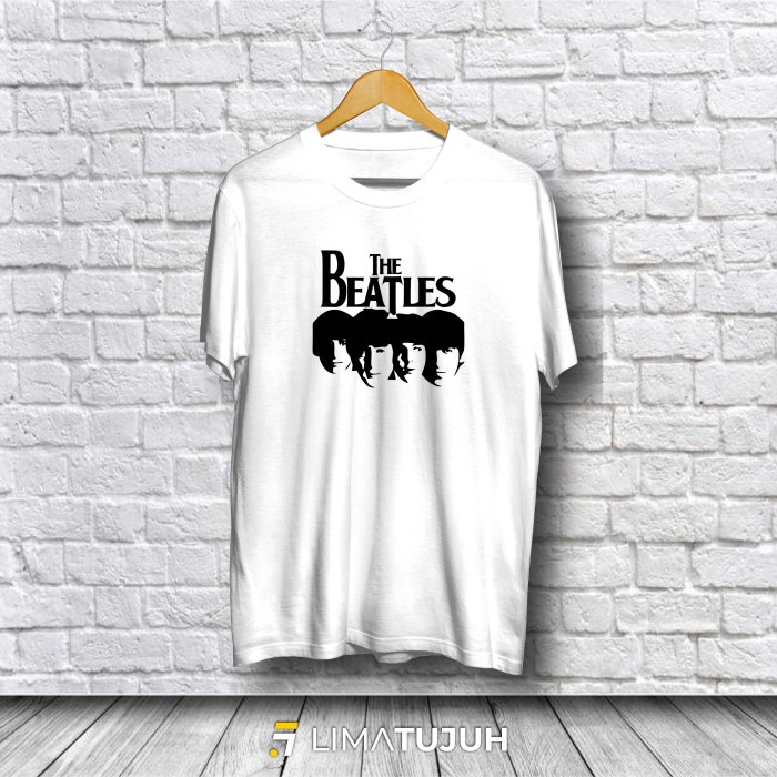 Jual Baju Kaos The Beatles Siluet Baju Musik Premium Hepii Indonesia