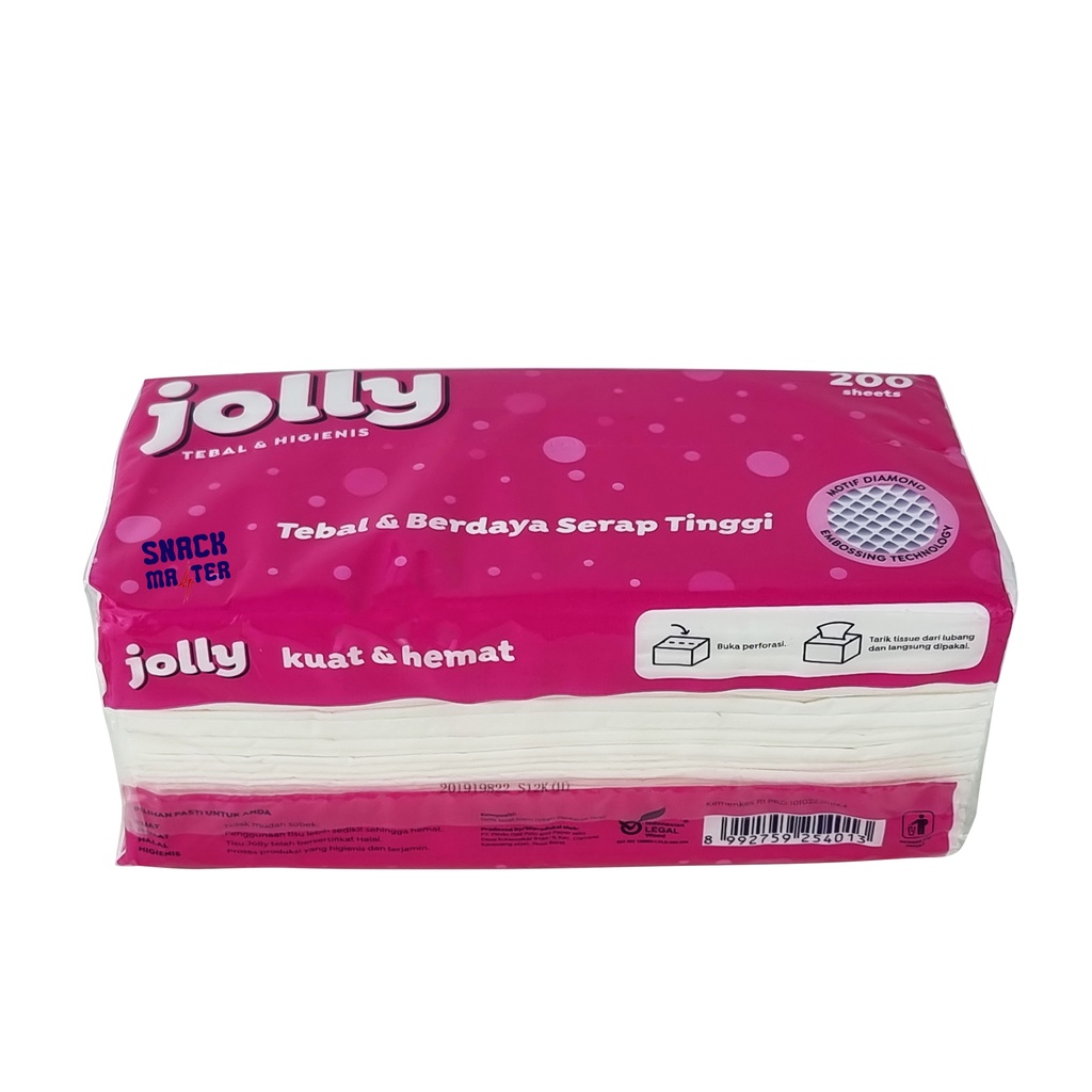 Jual Tisu Jolly Tissue Facial Soft Pack S Ply Pink Shopee