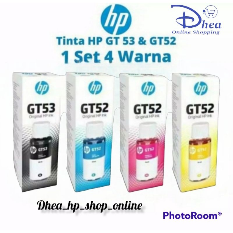 Jual Tinta Hp Gt Gt Original Set Warna Black Cyan Yellow