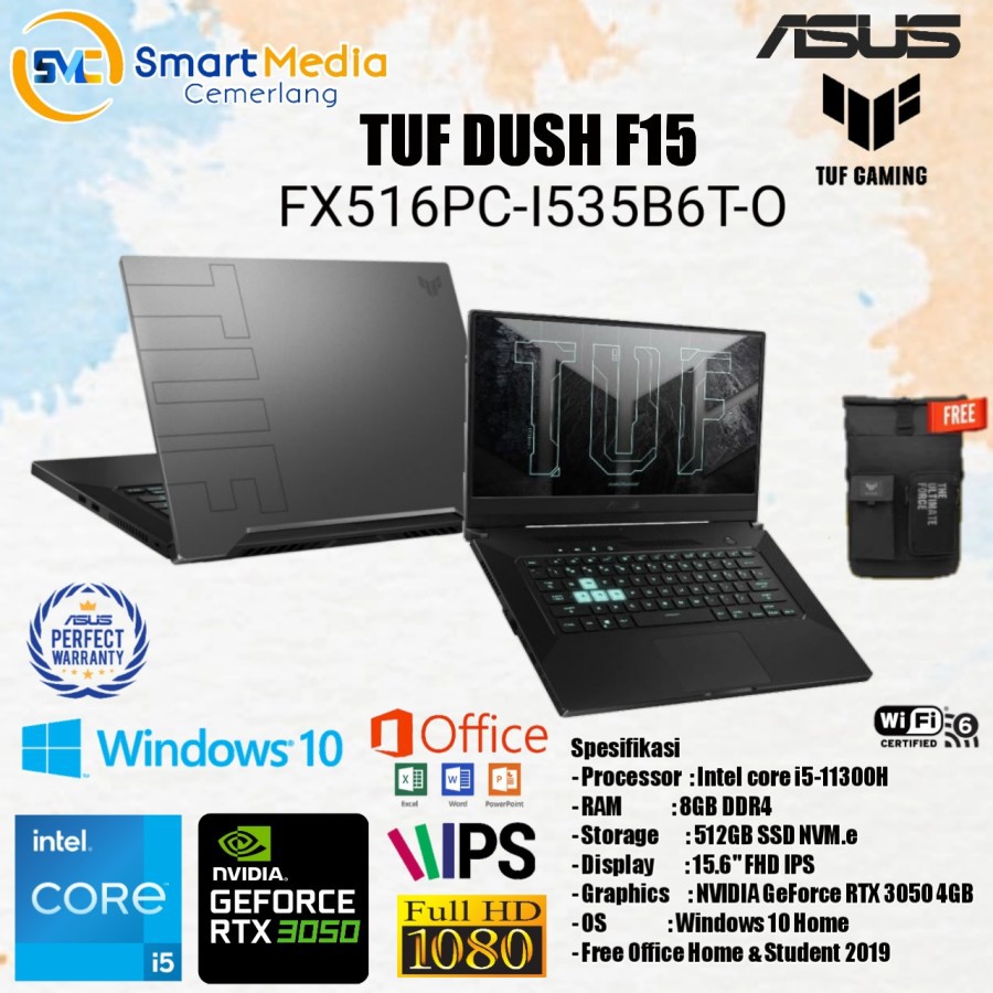 Jual Asus Tuf Dash F Fx Pc I H Gb Gb Rtx Gb Ohs