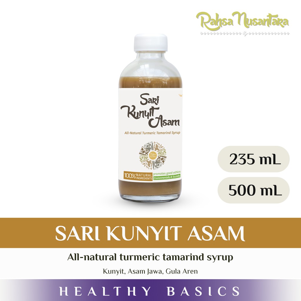 Jual Sari Kunyit Asam By Rahsa Nusantara Jamu Sirup Herbal Tradisional