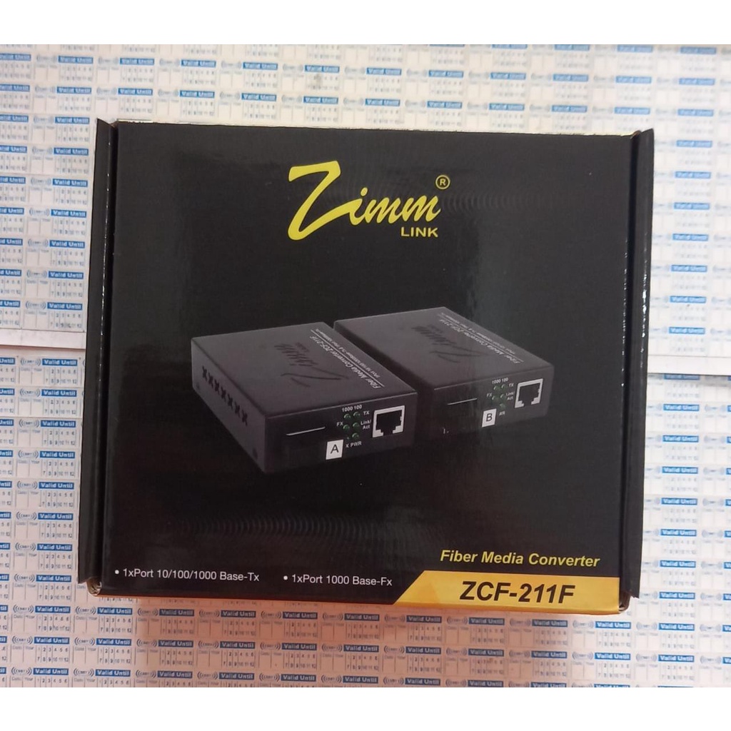 Jual Media Converter Zcf F Zimmlink Fiber Optic Ab Sepasang Wdm