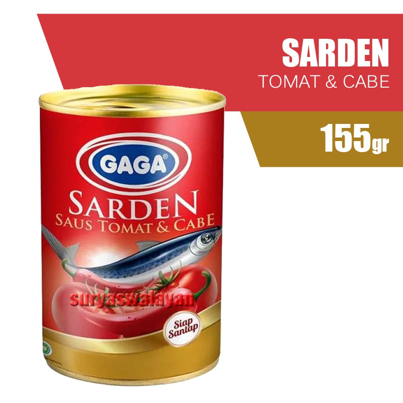 Jual Gaga Sarden Saus Tomat Cabai Gr Shopee Indonesia