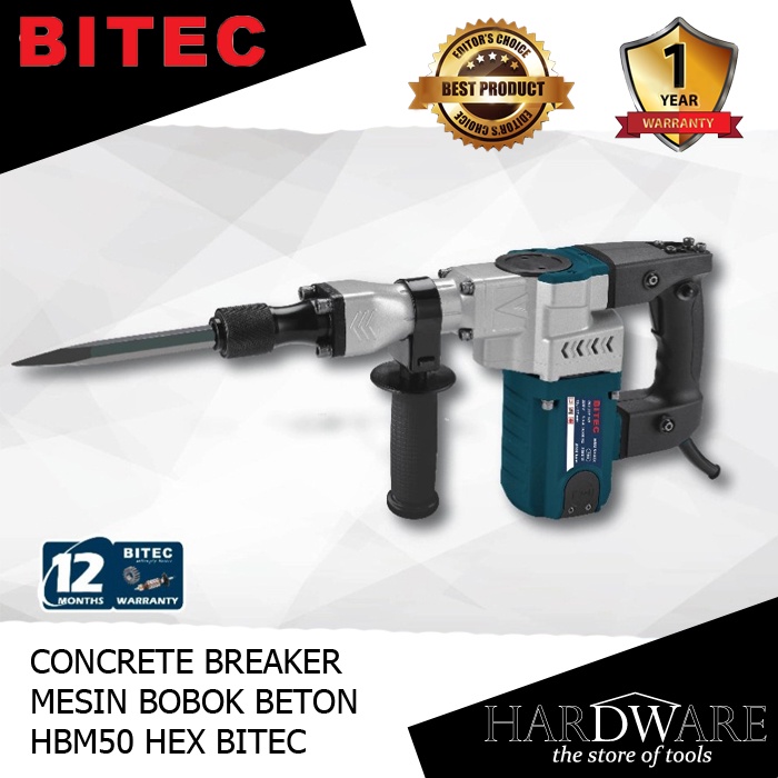 Jual Mesin Bobok Beton Demolition Jack Hammer HBM50HEX BITEC HBM 50 HEX