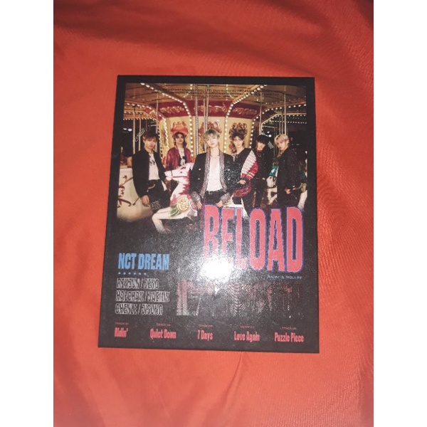 Jual Album Nct Dream Reload Ridin Version Album Only Shopee Indonesia