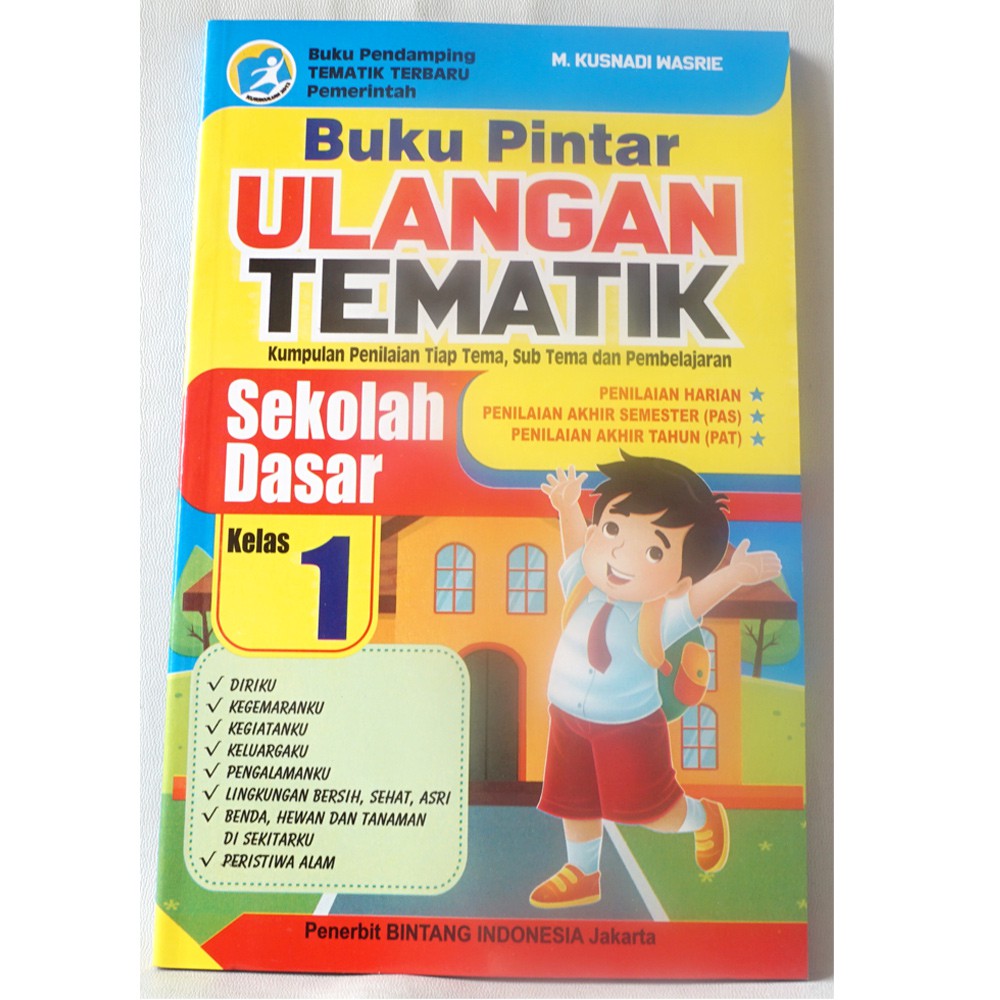 Jual Buku Pintar Ulangan Tematik SD Kelas 1 M Kusnadi Shopee Indonesia