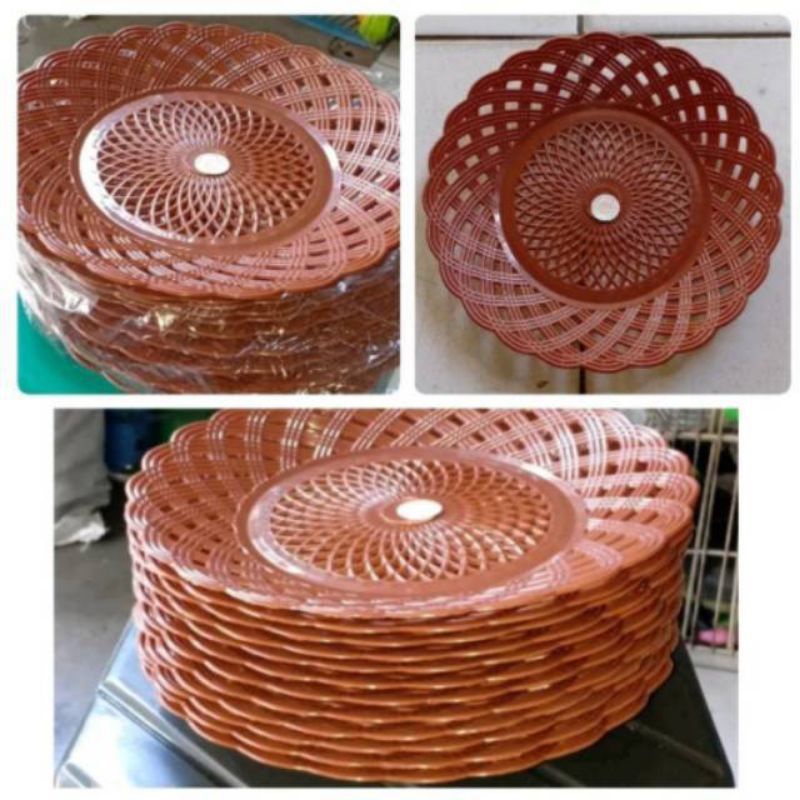 Jual Piring Rotan Plastik Lusinan Shopee Indonesia