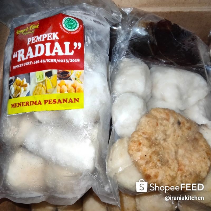 Jual Radial Pempek Palembang Asli Isi Buah Campur Adaan Lenjer