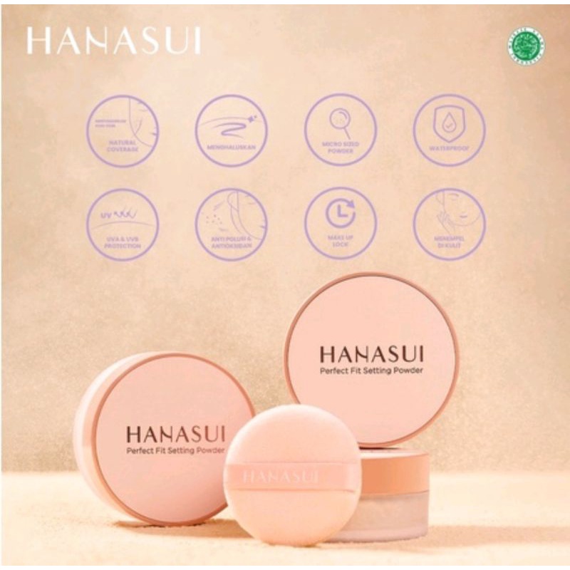 Jual Hanasui Perfect Fit Setting Powder Shopee Indonesia