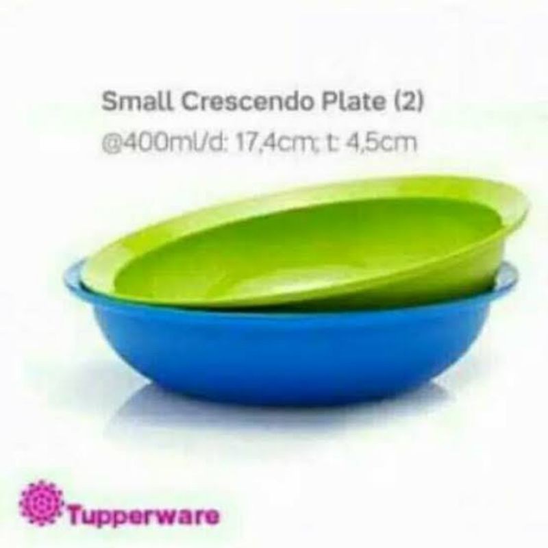 Jual Crescendo Plate Small Set Tupperware Piring Makanan