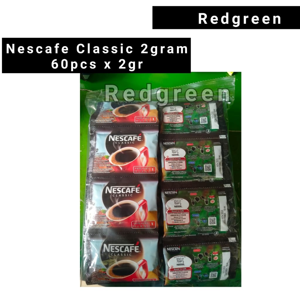 Jual Kopi Nescafe Classic Sachet Gram Pack Isi Pcs Nescafe X