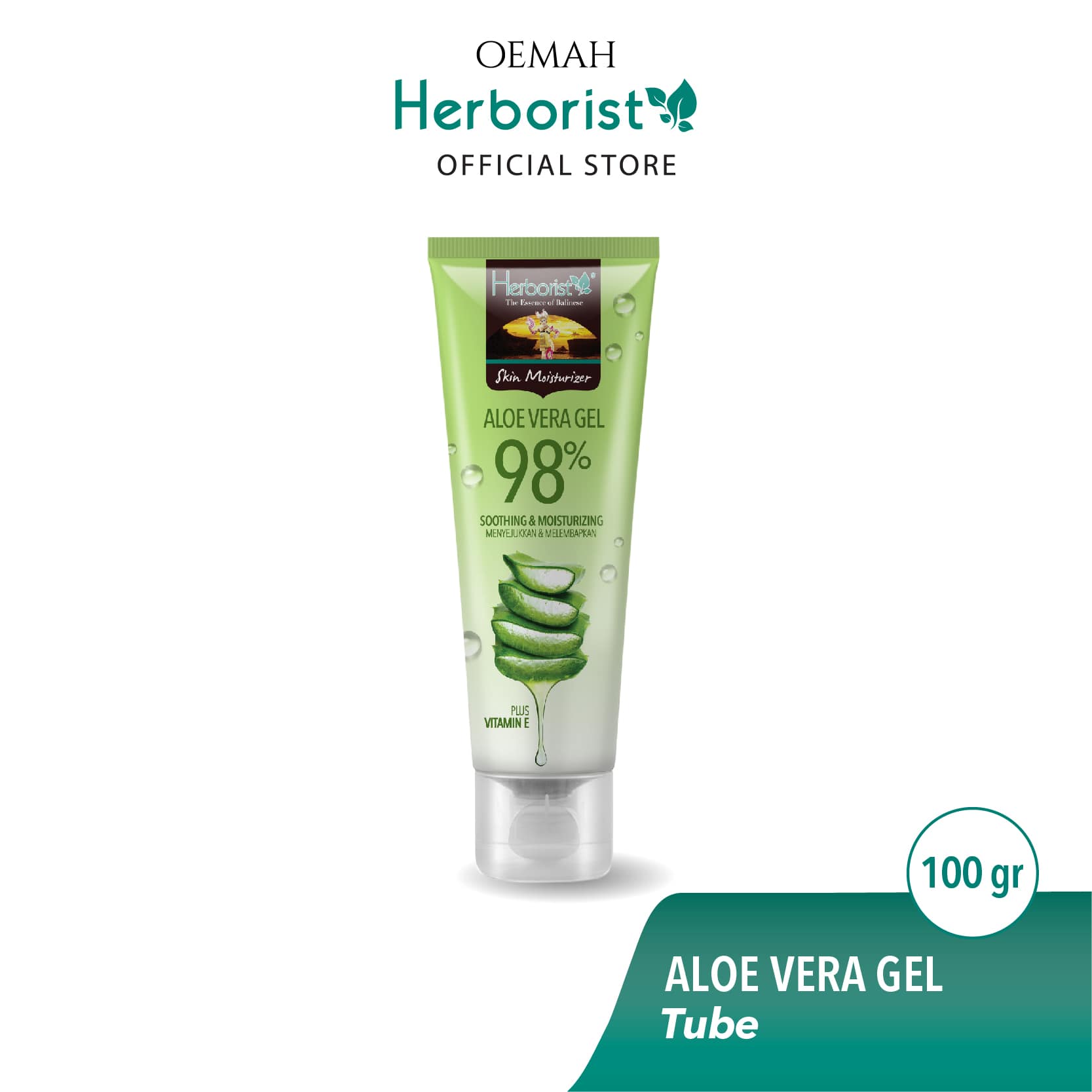 Herborist Aloe Vera Gel Tube Gr Shopee Indonesia