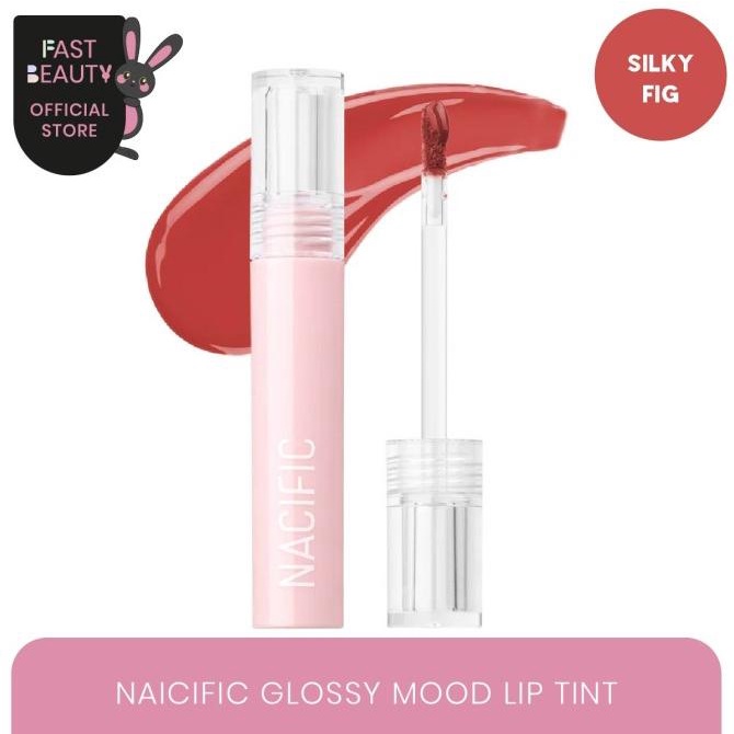 Jual LIP TINT LIP STAIN NACIFIC GLOSSY MOOD LIP TINT SILKY FIG LIP