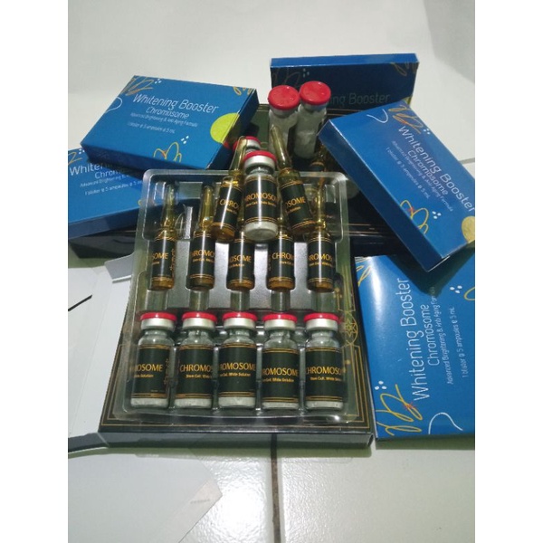 Jual Chromosome Steam Cell White Solution Whitening Booster Chromosome