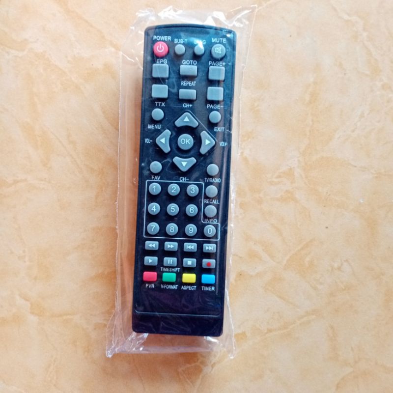 Jual Remote Remot Set Top Box Digital Dvb T Luby Advance Dll Shopee