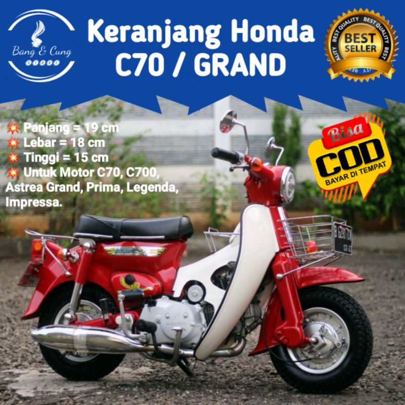 Jual B C Rak Keranjang Kranjang Depan Sayur Serbaguna Motor Honda C70