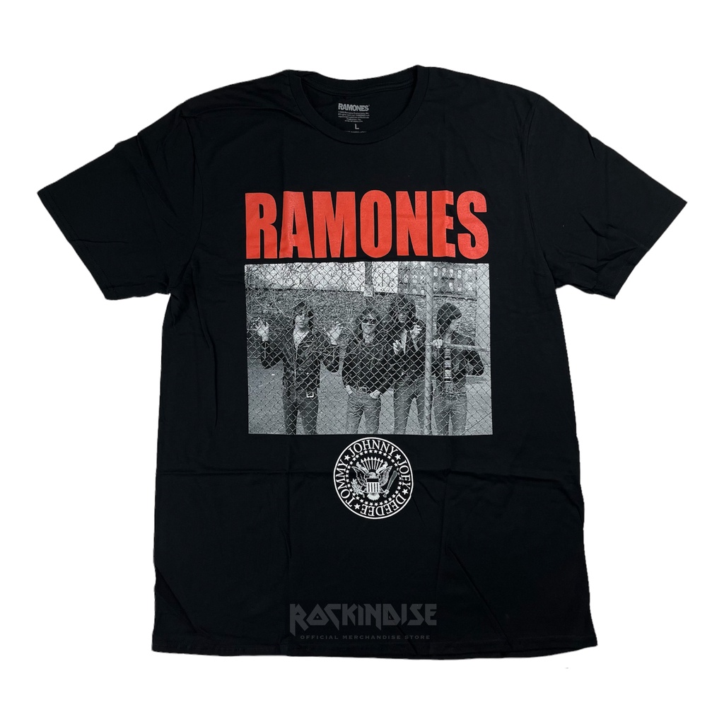 Jual Tshirt Ramones Cage Photo Kaos Band Original Shopee Indonesia